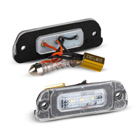 Lampu plat nomor LED tahan air, untuk mercedes-benz W251 2006-2011 & ML-Class W164 2005-2011 mudah dipasang