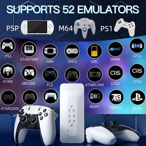 Consola de TV Retro M22 Ares, 30000 Juegos 3D Arcade, 1080P, Dos Mandos Inalámbricos, Plug and Play, Diseño Compacto, Blanco - Product Image 2