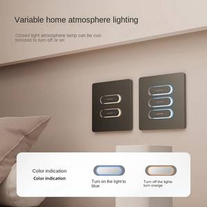 Interruptor de Luz Inteligente de 1/2 Gang con Botón Táctil, Control Múltiple, Compatible con Cable Neutro, Control por Voz Alexa, 10A, Interruptor de Pared Inteligente para PC - Product Image 3