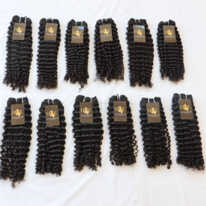 Tissage en lot indien vierge brut de qualité 12a, cheveux humains péruviens et brésiliens Remy pour femmes noires - Product Image 2