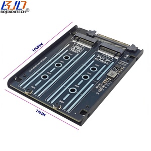 Tarjeta Adaptadora Nueva de Fábrica con Interfaz U.2 SFF-8639 a M.2 M-Key B-Key B+M para SSD <span class=keywords><strong>M2</strong></span> <span class=keywords><strong>PCIE</strong></span> <span class=keywords><strong>4.0</strong></span> <span class=keywords><strong>NVME</strong></span> y SATA de <span class=keywords><strong>2230</strong></span>, 2242, 2260 y 2280 - Product Image 2