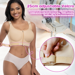Post-Op Stage 1 Faja Vest Augmentation mammaire Compression Garment Shapewear Bra Tops avec <span class=keywords><strong>ceinture</strong></span> de réglage - Product Image 4