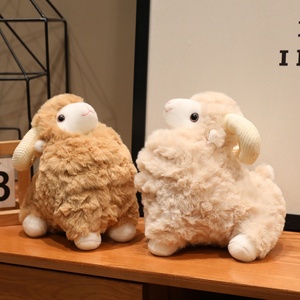 Simpatico Peluche a Forma di Pecora, Giocattolo Antistress in Cotone PP, <span class=keywords><strong>Bianco</strong></span>, Unisex, Regalo di Compleanno per 14+ Anni - Product Image 3