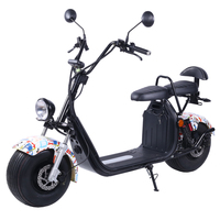 Citycoco 2000W 25Km/h 45Km/h CEE COC CE DOT Trottinette Électrique à Deux Roues Suspension Fourche Avant Frein à Disque pour Adultes
