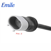 Pièces automobiles OE 34356792292, capteur d'alarme d'usure des plaquettes de frein arrière pour BMW Série 1 (F20/F21), Série 3 (F30/F35) 2012-2019