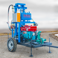 Usine vente directe diesel haute hydraulique rotatif eau bien plate-forme de forage mine de forage