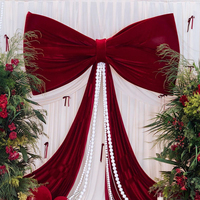 Décoration géante en tissu brillant épaissi pour toile de fond de mariage, vitrine, magasin, fête, scène et événements