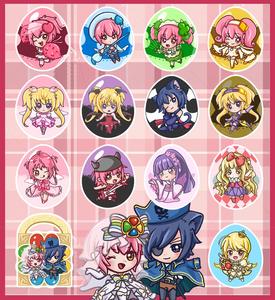 Porte-clés en acrylique OEM ODM Anime Shugo Chara My Guardian Characters <span class=keywords><strong>Shasha</strong></span> - Product Image 6