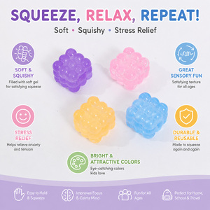 Wholesale Hot-Selling Gold Powder Magic Cube Maltose Squeeze Toy Stress Relief Slow <b>Rebound</b> Decompression Toy from Factory - Product Image 4