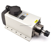 Moteur de broche CNC à refroidissement par air HQD 3,5 kW ER20 avec kit VFD, broche refroidie par air 3,5 kW pour machine CNC de découpe du bois et du MDF