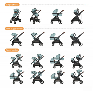 <span class=keywords><strong>Poussette</strong></span> double multifonctionnelle pliable <span class=keywords><strong>pour</strong></span> enfants, siège auto <span class=keywords><strong>pour</strong></span> nourrissons, tout-petits, nouveau-nés, jumeaux, <span class=keywords><strong>poussette</strong></span> de voyage <span class=keywords><strong>pour</strong></span> bébé - Product Image 4