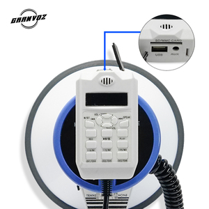โทรโข่ง50วัตต์พร้อม BT/usb/aux/sd/ การบันทึก, ไซเรน110/119/120, ตัวเปลี่ยนเสียง6ตัว, แบตเตอรี่แบบชาร์จไฟได้, ใช้ได้กับ DC12V และขนาด C - Product Image 2