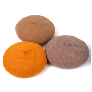 Vente en gros de béret français de haute qualité pour adultes bérets d'hiver en laine chapeau béret en <span class=keywords><strong>tricot</strong></span> chaud à la mode pour femmes fêtes pêche - Product Image 3