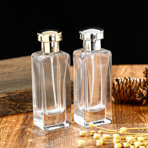 Botella de Perfume de Vidrio Cuadrada de Fondo Grueso de 70 ml, Recargable, Envase Cosmético, Gran Venta - Product Image 3