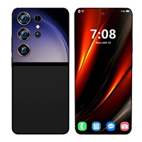 Harga Pabrik 2024 S25 Ultra+ Smartphone 5G Dual SIM+Kartu TF Tanpa Kunci Layar HD 90Hz Resolusi Layar 108MP Kamera Belakang Spanyol Afrika