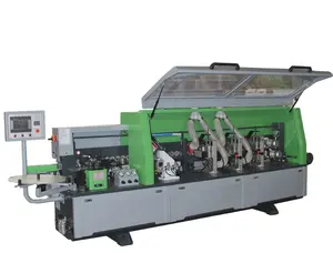 Alta velocidade automática Edge Banding Machine para Wood/MDF/HDF/Plywood Móveis de cozinha Portas de armário PVC Acrílico Edge Bander