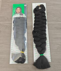 Extensions <span class=keywords><strong>de</strong></span> cheveux synthétiques tressées jumbo Yaki Texture 82 pouces 165g pour femmes, vente en gros à prix abordable, ultra-tressées - Product Image 1