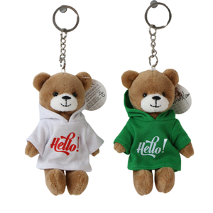 Nouveau porte-clés ours en peluche avec t-shirt, cadeau pour enfants, jouets en peluche, pendentif de sac, animaux en peluche créatifs, cadeaux promotionnels - Product Image 3