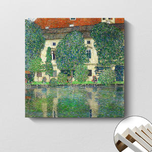 Pintura al Óleo <span class=keywords><strong>de</strong></span> Klimt, Paisaje, Beso, <span class=keywords><strong>Mural</strong></span> Decorativo, Marco <span class=keywords><strong>de</strong></span> Madera Maciza, Arte <span class=keywords><strong>de</strong></span> Pared para Sala <span class=keywords><strong>de</strong></span> Estar, Comedor, Dormitorio, Apartamento, Casa <span class=keywords><strong>de</strong></span> Huéspedes - Product Image 6