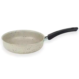 11 pièces jaune clair Double face saupoudrer antiadhésif Pot mode <span class=keywords><strong>et</strong></span> batterie de cuisine en aluminium série Simple - Product Image 3