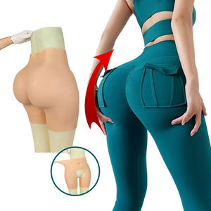 Fesse en silicona Hip pad silicona glúteos acolchado pantie nalgas de silicona transgénero Shapewear para mujeres Bragas - Product Image 1