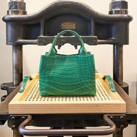 Sac à bandoulière en cuir de vachette à motif crocodile imprimé animal, sac à main en cuir pour femmes