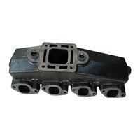 Colector de escape de hierro fundido V8 Big Block para motores marinos XME 9011 de hierro gris
