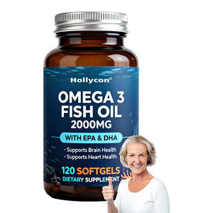 Omega 3 saf vahşi doğal somon balığı yağı fiyatları toplu olarak toptan helal beyin sağlığı hapları Omega 3 balık yağı Softgels - Product Image 1