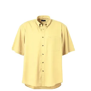 Manufacturer Men's Short Sleeve Button Down Oxford Shirt