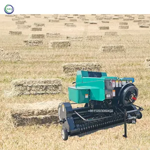 Nhỏ vuông bó chọn và bundling máy mini vuông hay Baler và wrapper 2.2m vuông bó Pick-up Baler