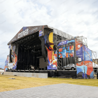 Écrans LED de location RAYBO, murs vidéo LED d'extérieur, haute définition, étanches IP65, murs LED portables pour décors de scène