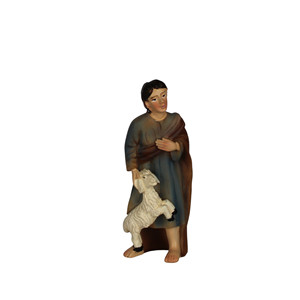 Figura de Pastor de la Natividad Clásica de Eden, Aprox. Figura Navideña de Poliresina Pintada a Mano de 8 cm (999944102100502) - Product Image 1