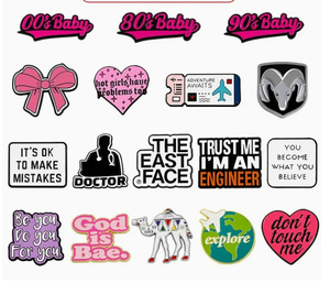 Breloques métalliques DIY avec logo pour vêtements, coques de téléphone, bijoux, décorations de luxe, accessoires pour coques et pinces <span class=keywords><strong>à</strong></span> cheveux - Product Image 2