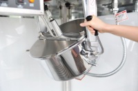 Nouvelle machine à pop-corn au caramel industrielle commerciale en acier inoxydable à chauffage électrique puissant pour cinémas, centres commerciaux et magasins d'alimentation