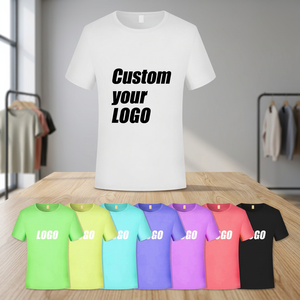Custom Logo Quick Dry Men's T-<b>Shirt</b> 180g Casual Blank Breathable <b>100</b>% <b>Polyester</b> Knitted O-Neck Short Sleeve for Gym Sport - Product Image 3