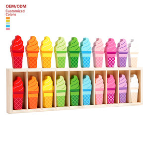 Creative Ice Cream Matching Interactive Game Memory Brain Training Color Cognition Learning Educational Toys for Kids Boys Girls - Product Image 3