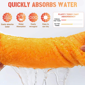 Chapeau turban en microfibre douce jetable super absorbant pour <span class=keywords><strong>femme</strong></span>, serviette à séchage rapide et <span class=keywords><strong>cheveux</strong></span> absorbants - Product Image 4