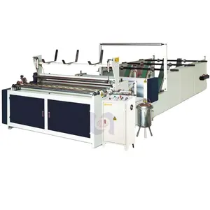 Toilet Paper Manufacturing Process Slitter Rewinder Machine Band Saw Cutter Toilet Paper Packing Machine