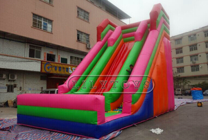 10M cao lớn ngoài trời bơm hơi khô trượt thương mại cấp trượt nước bơm hơi cho người lớn - Product Image 3