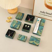 Boîte à bijoux personnalisée avec impression sur mesure, emballage en papier pour bijoux, vente en gros pour bague, collier, boucles d'oreilles