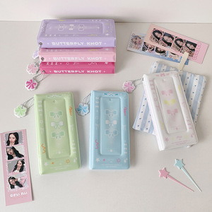 Personalizzabile 2x6 pollici PVC <span class=keywords><strong>foto</strong></span> Album con 4/8 slot <span class=keywords><strong>per</strong></span> <span class=keywords><strong>foto</strong></span> passaporto tasche 10/20 Scrapbook <span class=keywords><strong>per</strong></span> eventi di nozze souvenir - Product Image 6