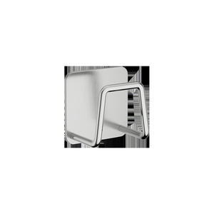 Nouveaux crochets adhésifs muraux de style luxe léger, rectangulaires, finition chromée, sans perçage, pour salle de bain et cuisine - Product Image 3