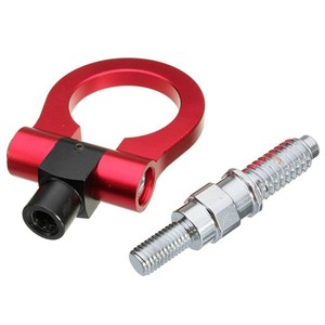 Anillo de gancho de remolque para parachoques delantero de aleación de aluminio azul, 185mm, para coche de carreras japonés BMW E60 - Product Image 3