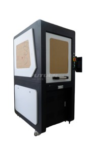 Machine de gravure au laser à fibre entièrement fermée pour bijoux / machine de découpe de colliers en or et argent avec gravure de nom - Product Image 1