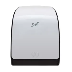 Scott Dispenser handuk kertas otomatis tanpa sentuhan Sensor pintar dinding terpasang dengan handuk daya satu karton