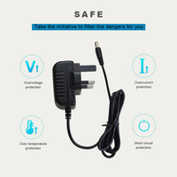 Adaptateur secteur AC/DC 4,8W 6V 0,8A, niveau VI DOE, prise US EU UK AU, DC 5,5*2,1mm pour petits appareils électroniques, CE FCC RoHS OEM