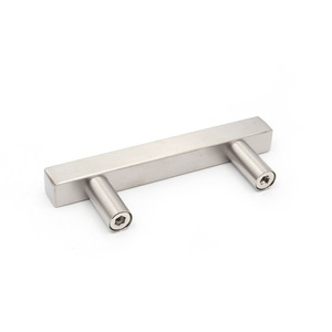 Modern 12mm Stainless Steel Furniture <b>Knob</b> Square Handle <b>Silver</b> Black Gold Kitchen Cabinets <b>Drawer</b> Pulls for Dresser Bedroom - Product Image 5