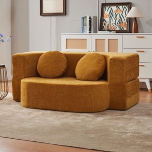 Divano Letto Combinato di Lusso Leggero, Completamente Imbottito in Spugna, Arrotolato Sottovuoto, per Piccoli Appartamenti e Mansarde, Smontabile, per <span class=keywords><strong>Soggiorno</strong></span>, Imballato - Product Image 5