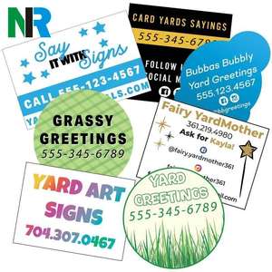 卸売フルカラー印刷<span class=keywords><strong>PVC</strong></span>フォーム段ボールシート庭の看板と看板 - Product Image 5