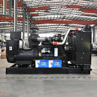 Groupe électrogène diesel Cummins 325 kVA 260 kW, 6 cylindres, faible bruit, châssis ouvert, pour chantier de construction, exploitation minière, site industriel